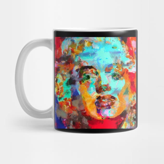 Marilyn Monroe Surreal Abstract by Knowlageboss